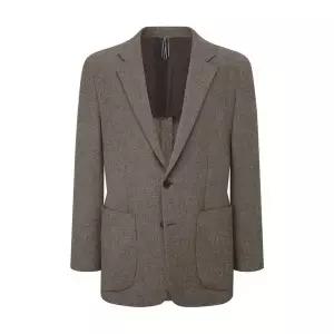 매장정품 HAZZYS 헤지스 [26SS] 브라운 간절기 져지 자켓 (HZJA6A231W2B) 1376022