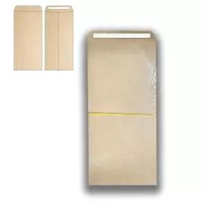 갈색소봉투 편지봉투 소봉투 크라프트 갈색 양면테이프 접착식 A4 100매