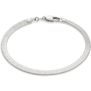 아마존 에센셜 14K 골드 또는 스털링 실버 도금 헤링본 체인