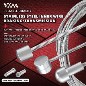 [호환품]자전거 브레이크 시프터 라인 스테인레스 스틸 스피드 기어 케이블 세트 코어 내부 와이어 MTB 도