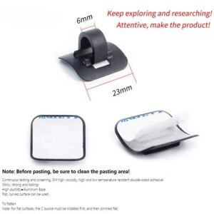 [호환품]10개입 자전거 케이블 가이드 클립 C형 부착형 튜브 클램프 (변속 브레이크 라인용) MTB 로드 오일