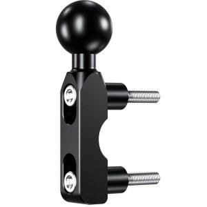 BRCovan 알루미늄 합금 마운트 베이스, 1인치 TPU 볼, RAM 마운트 B 사이즈 1인치 볼 더블 소켓 암 및 자전거 모터사이클 휴대폰 홀더와 호환됨