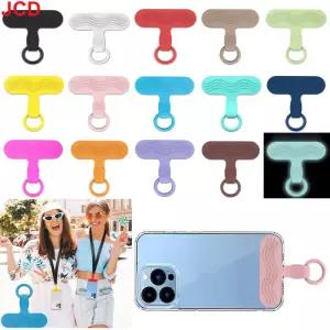 도난방지스트랩 핸드폰 휴대폰 스마트폰 JDC 2pc 전화 케이스 목걸이 로프 실리콘 손목 밴드 키 체인 가스