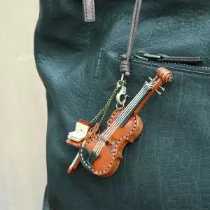 키링 바이올린 첼로 펜 모양 악기 고리 체인