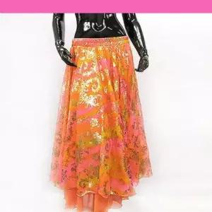 BDS-1801 망사스팽글이중치마 바지 밸리스커트 댄스치