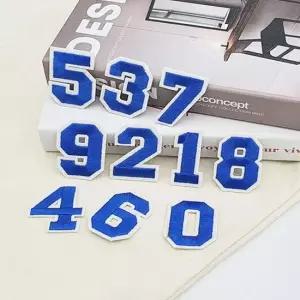 자수 패치 옷와펜 블루 리폼 열접착패치 숫자 패치 초록 와펜 리폼 의류리폼 옷리폼