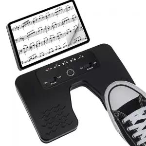 드럼채 드럼스틱 Yueyinpu 무선 Foot PageTurner 페달 iOS 이중 스위치 안드로이드 윈도우 태블릿 스마트