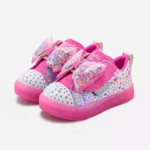 [백화점상품] 스케쳐스 키즈 운동화 여아 셔플 브라이트 반짝이 스니커즈