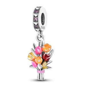 팔찌와 목걸이를 위한 MULA 925 스털링 실버 부적 가족 편지 당글 펜던트 비행기 여행용 구슬 가족 트리 보석 여성용 부적