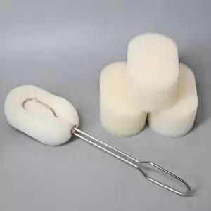 교체형 스텐 집게 세척솔 스펀지3P 증정 텀블러 젖병 세척솔 물병세척솔