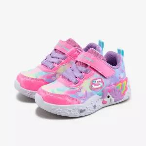 [백화점상품] 스케쳐스 키즈 운동화 여아 유니콘 차머 벨크로 슈즈