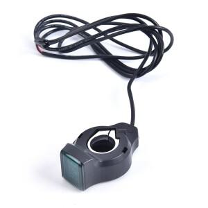 1PC 디스플레이 스위치 전원 키 잠금 자전거 손가락 엄지 스로틀 전기 전압계 디지털