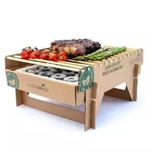 ( )일회용 캠핑 바베큐 그릴세트 휴대용 고기 불판 고기망 차박 화로대 생선_24922178