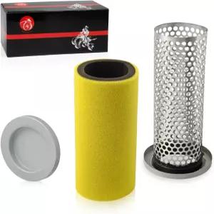 야마하 코뿔소 450 660 YXR450 2004-2009와 호환되는 에어 필터 및 가이드 케이지 캡 키트