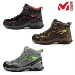 [백화점상품] 밀레 등산화 중등산화 템피 천연가죽 방수 남녀공용 신발