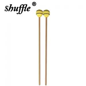 드럼채 드럼스틱 마림바 말렛 너도밤나무 타악기 글로켄스피엘 벨 실로폰 부품 2개