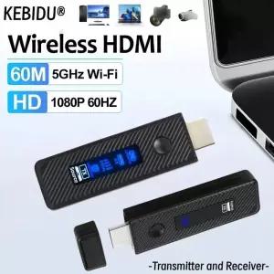 HDMI무선송수신기 1080p 60m 무선 비디오 송수신기 화면 공유 HDMI 연장 디스플레이 어댑터 동글 홈시네마