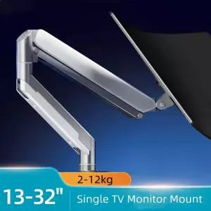 티비거치대 TV 스탠드 싱글 모니터 거치대 걸이 걸게 틸트 회전 스위블 암 클램프 베이스 13~32인치 TV컴퓨
