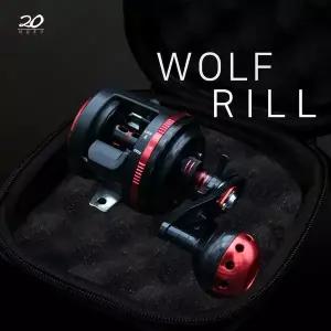 [하프클럽/알티피아]이공조구 wolf 장구통릴 200DH + 릴케이스 라이트지깅