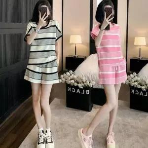 여성 반바지 반팔 세트 URK358 트레이닝 겨울 트레이