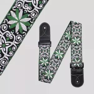 기타스트랩 C그린 자카드 베이스기타스트랩 기타멜방