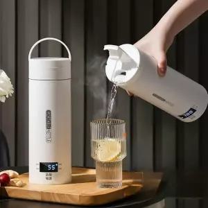 전기 캠 전기포트 여행 물컵 모델 미니 휴대용 텀블러