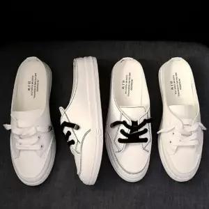 스티치 포인티드 여성 뮬 슬립온 뮬운동화 블로퍼 편한 신발 스포티 슬리퍼