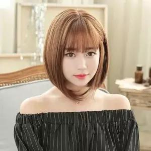 단발가발 여자통가발 시크가발 망포함 여성가발