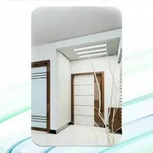 타원형 벽걸이 안전거울 무타공 부착 화장대 욕실거울