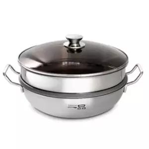 [RIZPICK]키친아트 인덕션 찜솥 찜 냄비 스텐 냄비 36cm