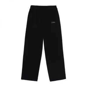 NATIONALGEOGRAPHIC N254UPT960 변형 플리스 세미루즈 스트레이트 팬츠 BLACK 143239