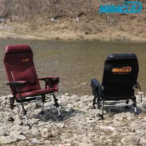 미라클 와이드 접이식 각도 높이 조절 민물낚시의자