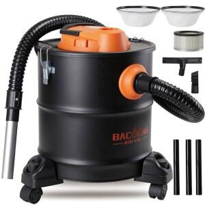 펠릿 스토브용 BACOEN 재 여과 벽난로 스토브 그릴 갤런 벽난로용 이중 우드 5.2 시스템이 장착된 진공청소기 1200w 스테이지