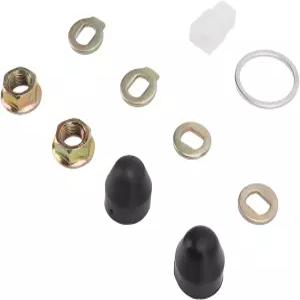 허브 모터 너트 키트 스틸 휠 액슬 M14 세척 전기 자전거 스쿠터용 14mm 샤프트 포함 구성 요소