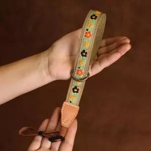 일렉기타스트랩 보헤미안 베이스 통기타 자수 숄더