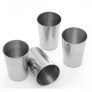 전용케이스 스텐 캠핑컵 170ml 4p 보온컵 급식실컵