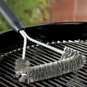 석쇠 그릴 브러쉬 불판 찌든때 그을음 세척 쇠 솔