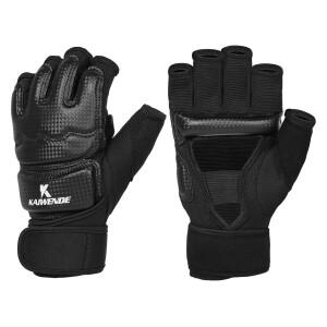 반손가락 킥복싱 장갑 PU 가죽 무아타이 MMA 격투 훈련 운동 남성 미트 가라테