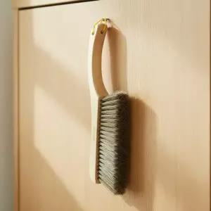 빗자루 돈모방비 방빗자루 청소도구 바닥청소 머리카락 먼지 부드러운 미용실 돼지털 (중)