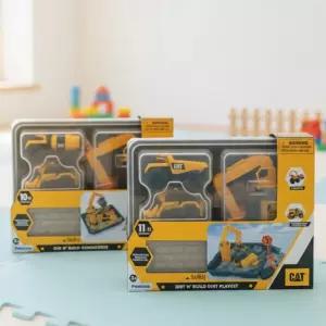 CAT 디그앤빌드 플레이세트 디럭스 건설놀이 중장비 모형카 미니카 자동차 중장비 역할놀이