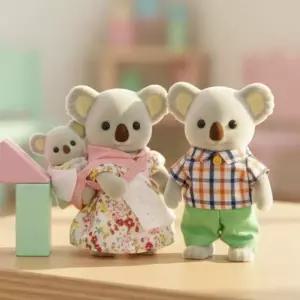 실바니안 패밀리 코알라 가족 인형 미니어처 소꿉놀이 수집 동물 장난감 세트 캐릭터 수집