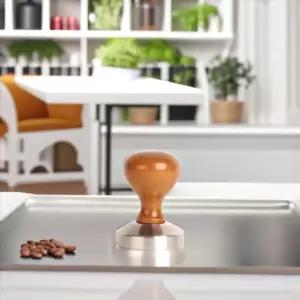 제니스코 우드탬퍼 커피 에스프레소 푸쉬 탬핑 (58mm)