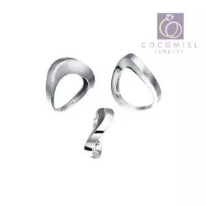 레이어드반지 파도 은반지 실버반지 반지 패션반지 민반지 EBS-R-60