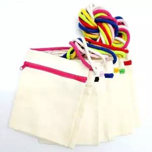 [에이치플러스몰]WL 미술 체험 만들기 재료 린넨 파우치 크로스백 8색