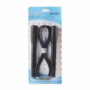 나리아 어른줄넘기 줄넘기 검정 슬림 줄넘기