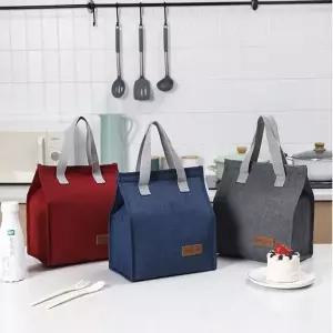 [에이치플러스몰]WL 심플한 여행 캠핑 피크닉 보온 보냉 런치백 가방