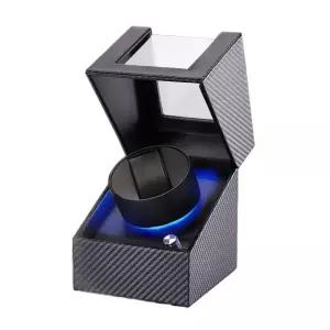 오토매틱 와인더 시계 회전 태엽 커버 자동 카본블랙 단일기어 와치