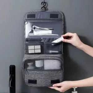 [에이치플러스몰]WL 대용량 수납 여행용 걸이형 파우치 멀티파우치