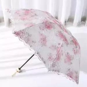 우산겸양산 플러워 예쁜 여성 로즈 공주 양산