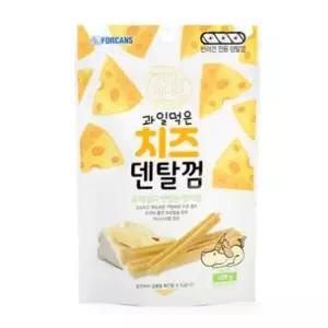 [반려] 껌 바나나 강아지 간식 치즈 과일 덴탈껌 100g X4개